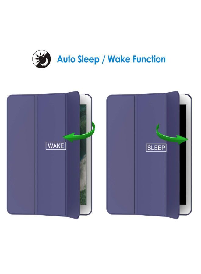 NIBEMINENT Auto Wake Sleep Smart Case Cover For Apple iPad Purple  - Image 3