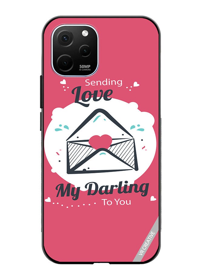 VR CREATIVE Protective Case Cover For Huawei Enjoy 50z Sending Love Design Multicolour - Image 1