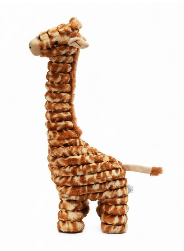 Petlou 16" Giraffe Dog Toy - Plush Squeaky Chew Toy, Cute Animal Toy for Medium Dogs & Cats - Image 1