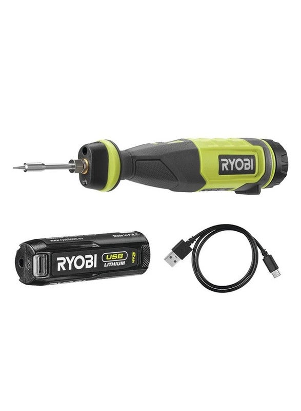 Ryobi Cordless Rechargeable Soldering Iron, 4V, 2.0Ah, Heats up to 460 °C, 0.2kg - Image 2