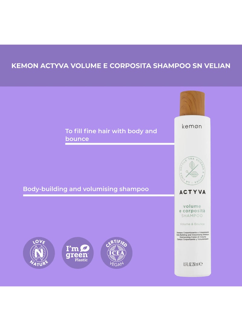 Kemon شامبو كيمون أكتيفا فول. إي كوربوسيتا فيليان 250 مل - Image 2