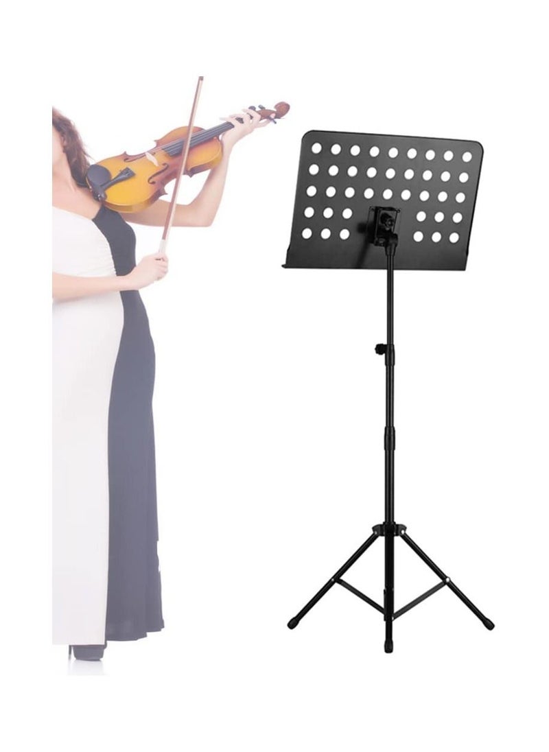 Megarya Megarya Portable Metal Music Stand Detachable Instruments for Piano Violin Guitar Sheet Music Guitar Parts Accessories  - Image 1