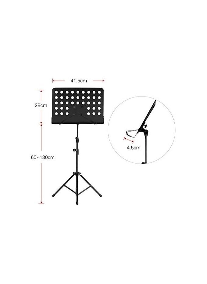 Megarya Megarya Portable Metal Music Stand Detachable Instruments for Piano Violin Guitar Sheet Music Guitar Parts Accessories  - Image 3