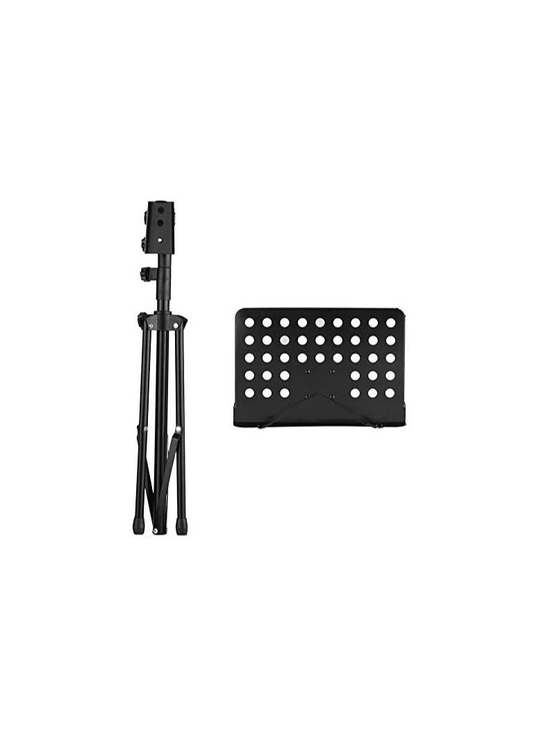 Megarya Megarya Portable Metal Music Stand Detachable Instruments for Piano Violin Guitar Sheet Music Guitar Parts Accessories  - Image 4