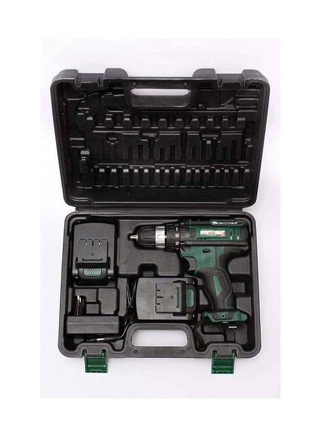 FIT 18V Lithium-Ion Cordless Drill Driver Set with 2 Batteries & Fast Charger - C5 DR76 - Image 2