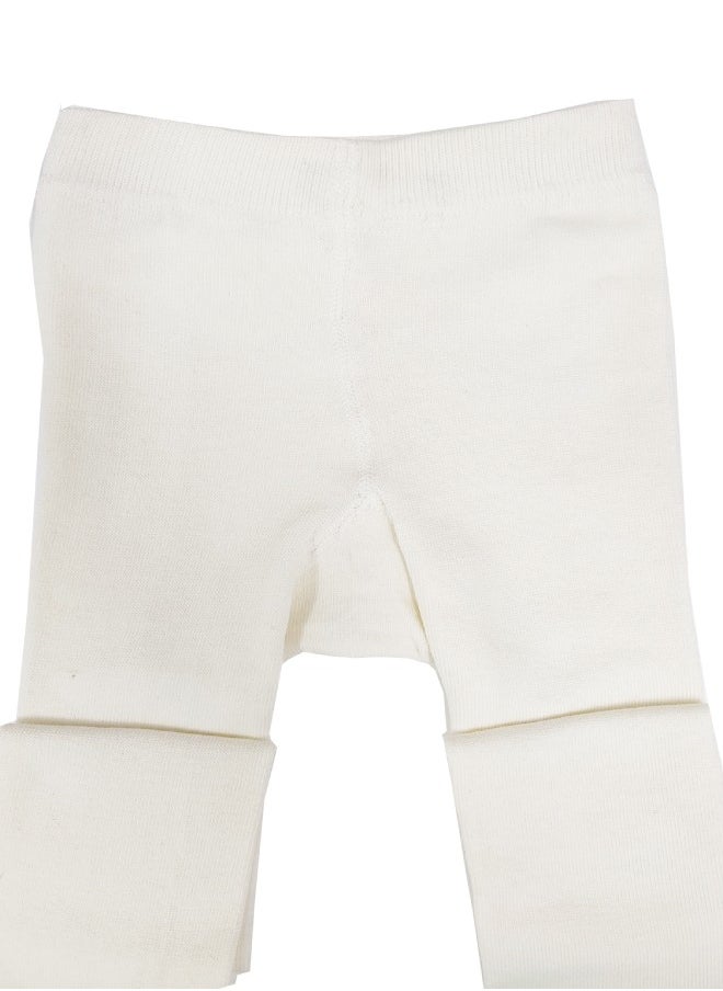 Bashayer A winter tights OFF-WHITE color  - Image 2