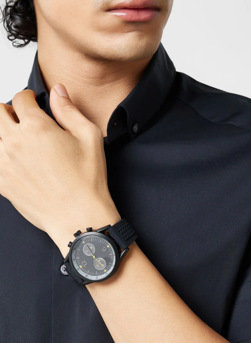 Robert Wood Sporty Silicon Strap Analogue Watch
