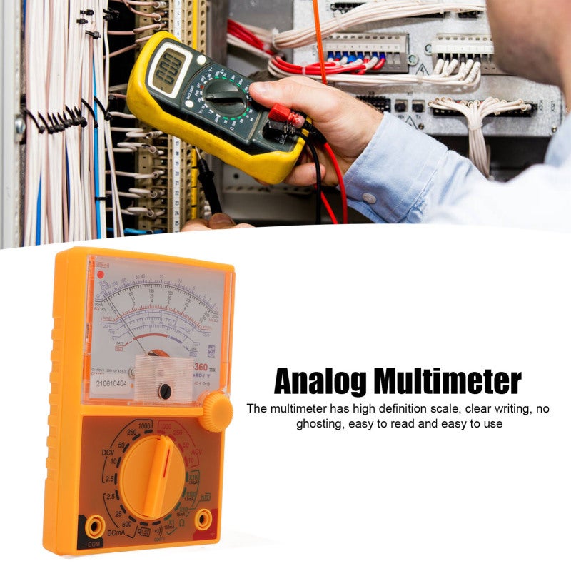 Multimeter High Definition Scale Multiple Measuring Ranges Humanized Design Small Safe Pointer Multimeter - Image 5