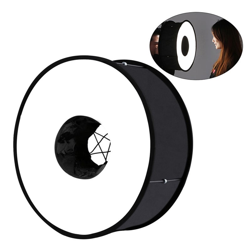 Foldable Flash Softbox: 1 Black Light Diffuser - Easy Install Uninstall With Elastic Band, Even Soft Light For Professional Photography, On-the-go Shooting - Image 2