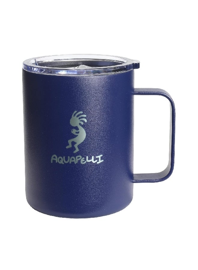 اكوابيلي 90136 أكوابيلي سي ام 12 كوب قهوة بفراغ عازل للحرارة بمقبض بلوبرنت بلو 350 مل - Image 1