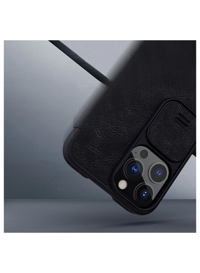 Nillkin iPhone 14 Pro QIN Pro Series Flip Case by NILLKIN Black - Image 2