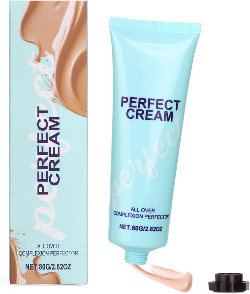 AllOver Complexion PerfectorBody Coverage PerfectorCC Cream FoundationEvens Out Skin ToneWaterproof and SweatProof Concealer Foundation for Face and Legs 1 Pcs