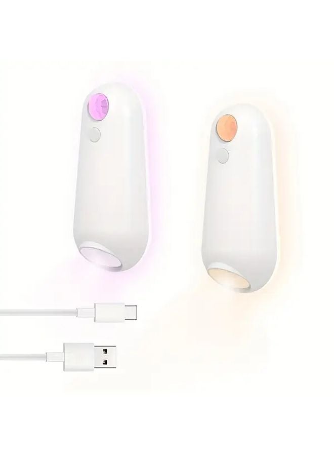 جهاز استشعار الحركة الذكي للمرحاض ذاتي الإضاءة 7 أوضاع تغيير الألوان قطعتان تشغيل فوري - Image 1