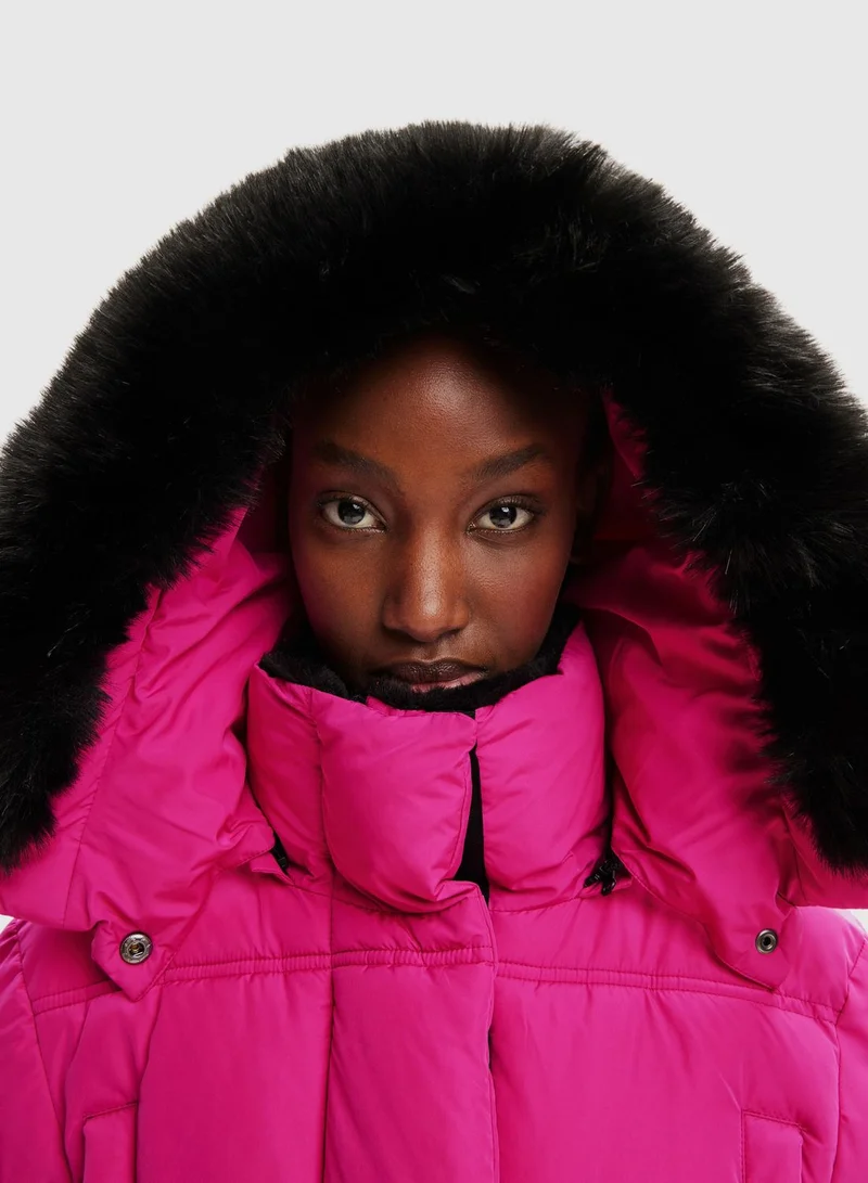 DESIGUAL Longline Padded Coat