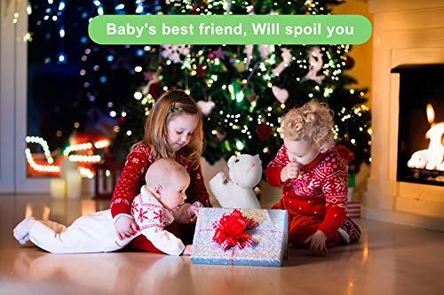 Marsjoy White Plush Cat Stuffed Animal Interactive Cat Robot, Robotic Cat Barking Meow Kitten Touch Control, Electronic Pet, Robot Kitty Toy, Animated Cat for Girl Baby Kid L:12" * H:8" * - Image 5