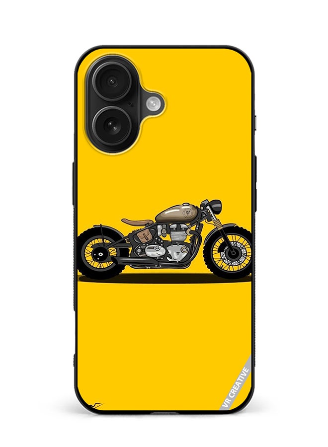 VR CREATIVE Protective Case Cover For Apple iPhone 16 Bike Design Multicolour