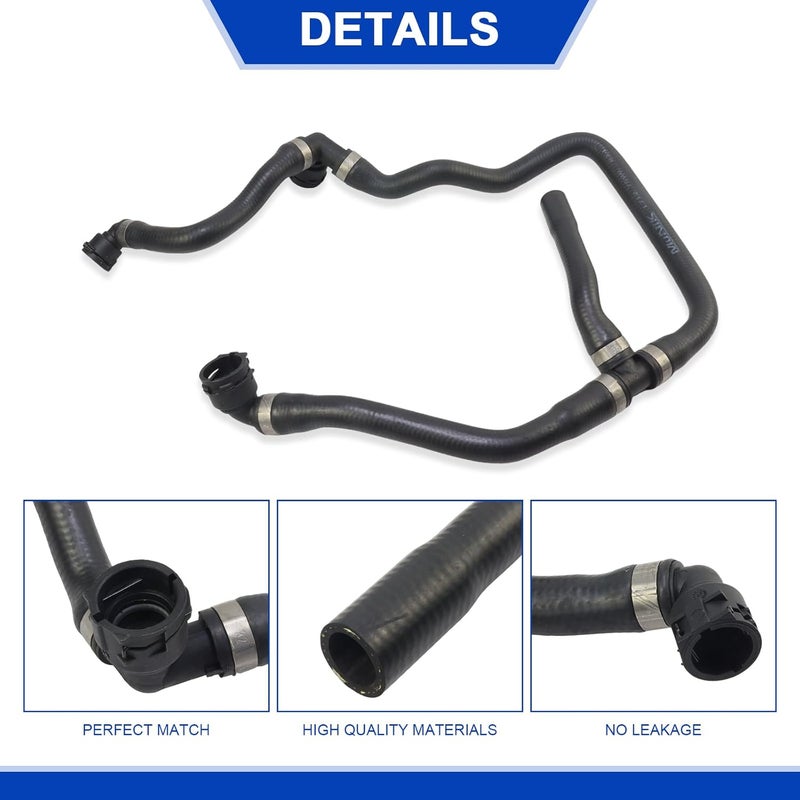 Cooling System Coolant Hose, Suitable 2012-2018 For BMW 116i,118i,120i,320i, Replace Number 17127596834 - Image 2