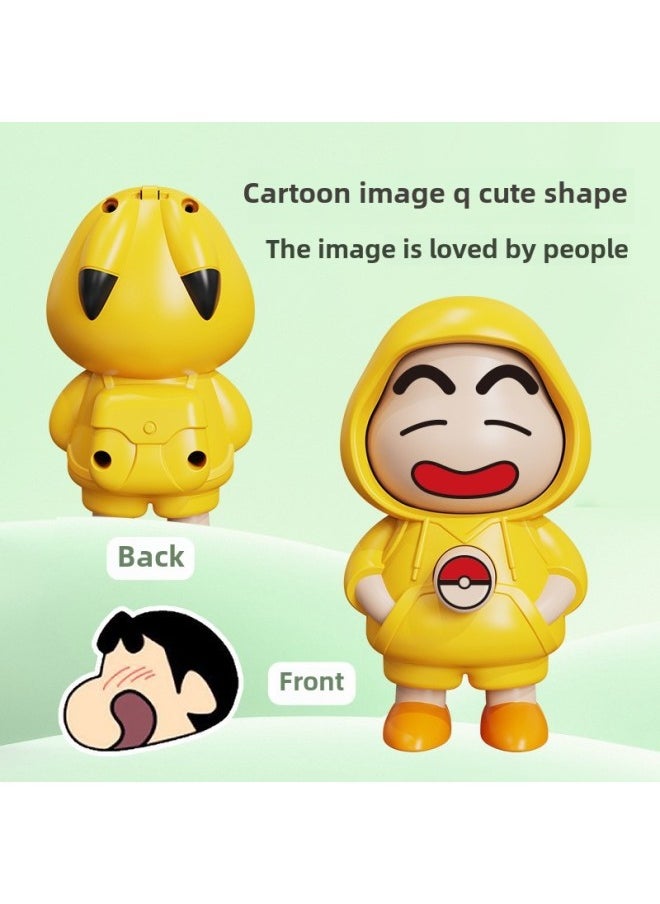 null - Xiao Xin Face-changing Doll Cartoon Q Meng Style Face-changing Doll Decompression Keychain Classic Small Toy-Color:Pink Melody Face Changing  Free Keychain - Image 1