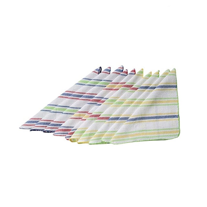 PIXEL HOME Cotton Cleaning Cloth Kitchen Multipurpose Napkin - 10pcs - Image 1