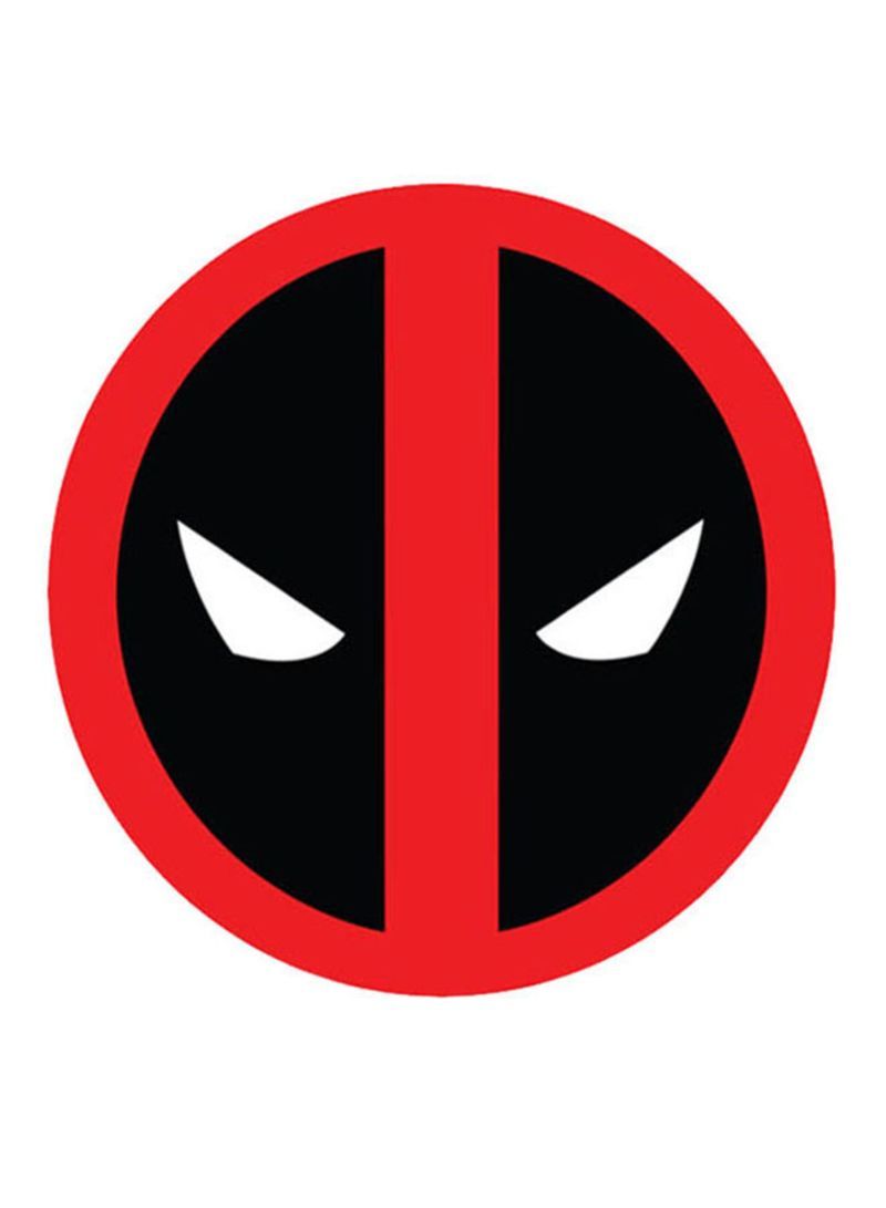 RKN Deadpool Logo Printed Fridge Magnet  Tacks Red/Black/White - Image 1