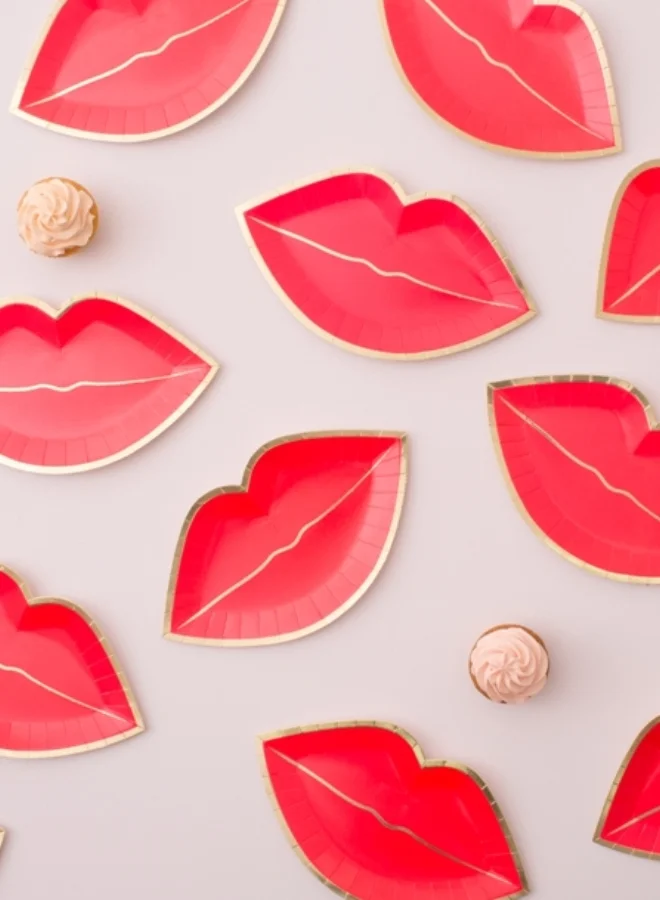 ميري ميري Red Lips Plates