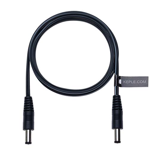 Keple DC Power Extension Cable with 2.5mm / 5.5mm Male to Male Jack 3m / 10ft Plug Connector CCTV Cord Adapter Compatible with CCTV Security Camera, IP Camera, DVR Standalone, LED Strip Monitors (Black) - Image 3