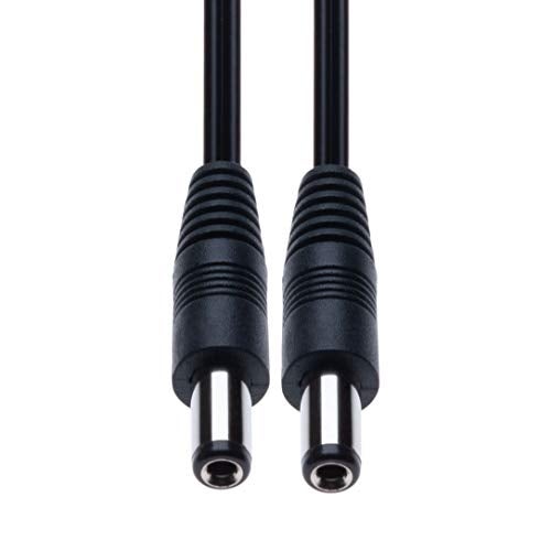 Keple DC Power Extension Cable with 2.5mm / 5.5mm Male to Male Jack 3m / 10ft Plug Connector CCTV Cord Adapter Compatible with CCTV Security Camera, IP Camera, DVR Standalone, LED Strip Monitors (Black) - Image 2