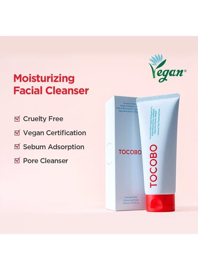 Tocobo رغوة التنظيف الطينية بجوز الهند 150 مل - Image 2