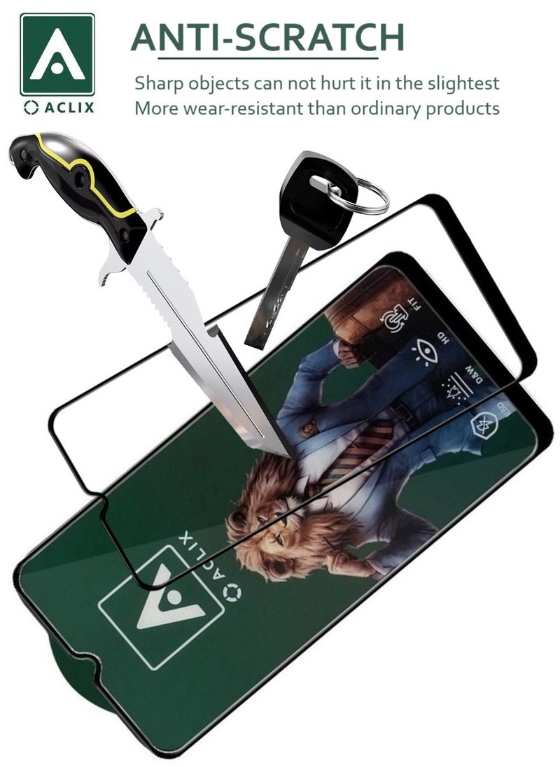 ACLIX 5 Pieces Antistatic ESD Dustproof Premium Quality High Definition Tempered Glass Screen Protector Designed For Oppo A17k - Image 2