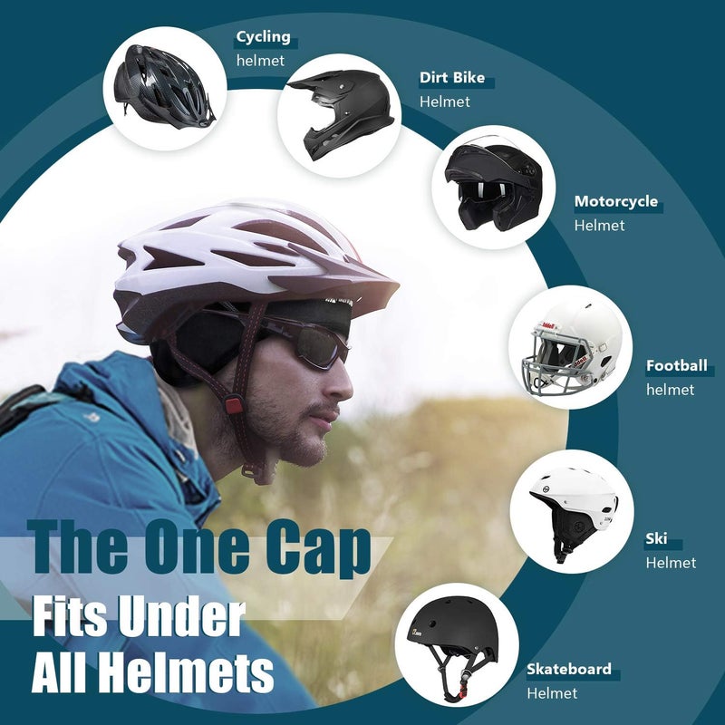 HIKENTURE Winter Skull Cap Helmet Liner for Men Women Thermal Hat - Image 4