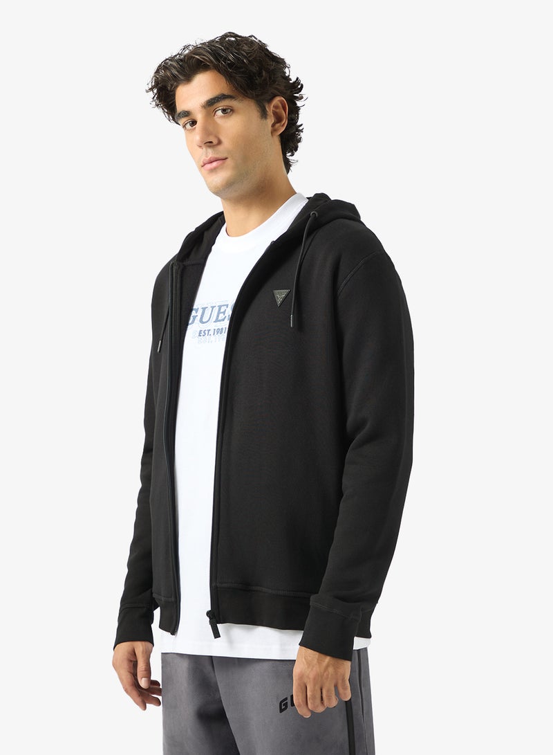 GUESS Aldwin Zip Hooded Sweatshirt - Image 1
