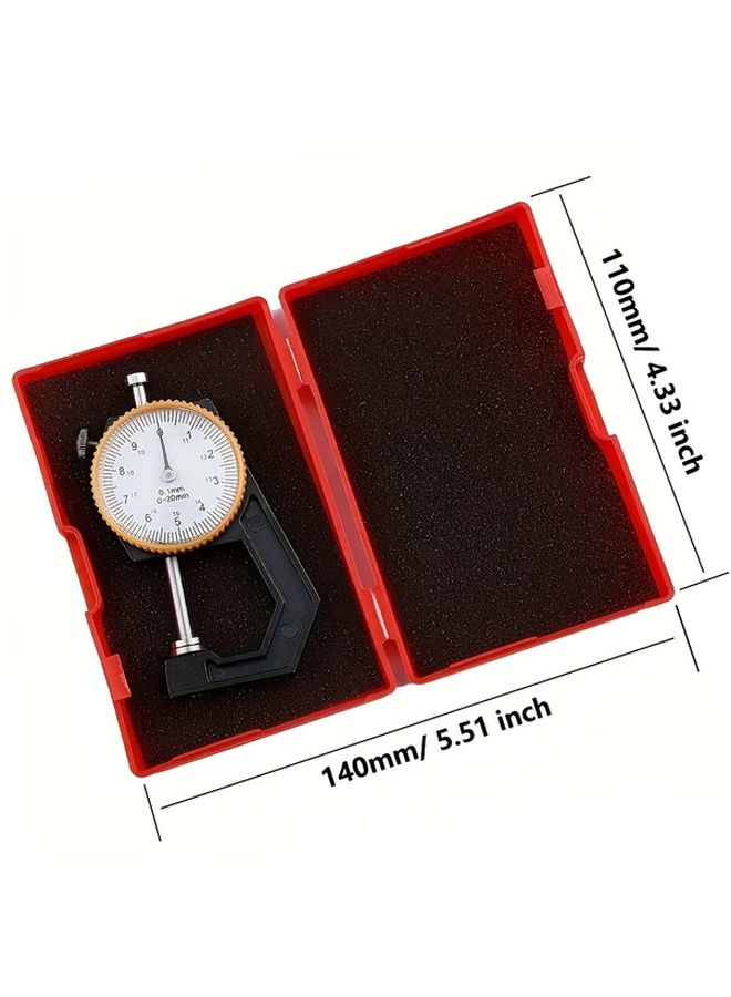 0 20mm Flat Head Mechanical Thickness Gauge Handheld Rust Resistant Metal Carpentry Tool - Image 3