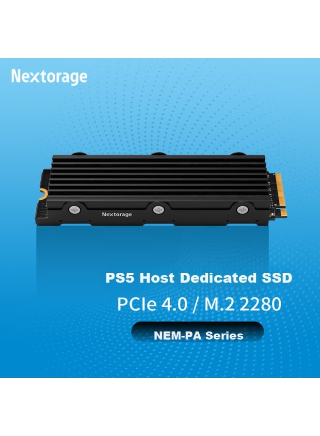 Nextorage 1tb Ssd, Ps5 Expansion Drive, M.2 Interface , With Heatsink, Classic Series - Image 1