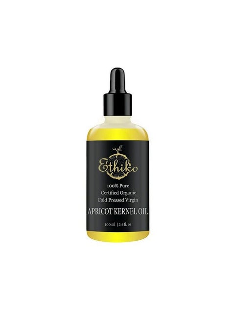 Cold Pressed Wild Harvested Apricot Kernel Oil/Gutti Ka Tel For Stretch Marks During Pregnancy And Skin Tightening Relieves Itching And Irritation 100% Natural With Vitamin E 100 Ml