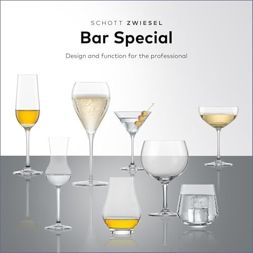 SCHOTT ZWIESEL كأس شيري بار خاص من شوت زويزل (طقم من 6)، أكواب شوت مع ساق، أكواب كريستال تريتان آمنة في غسالة الصحون، مصنوعة في ألمانيا (4 أونصة) - Image 4