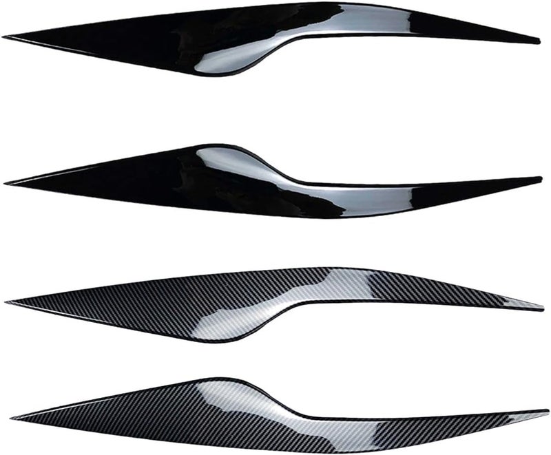 Vuzmode Carbon Look Headlight Eyebrow Stickers for Focus 2 MK2 MK2.5 - Image 3