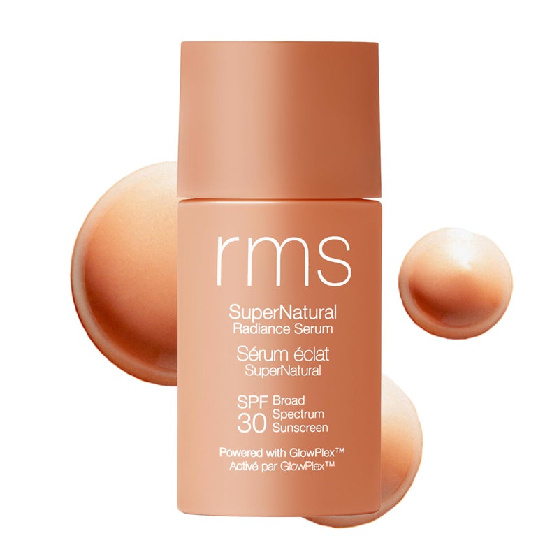 RMS Beauty Supernatural Radiance Serum SPF 30 - Lightweight Hydrating Facial Sunscreen with Antioxidants, Natural Glow Enhancer, Broad Spectrum UVA/UVB, 1 oz - Image 1