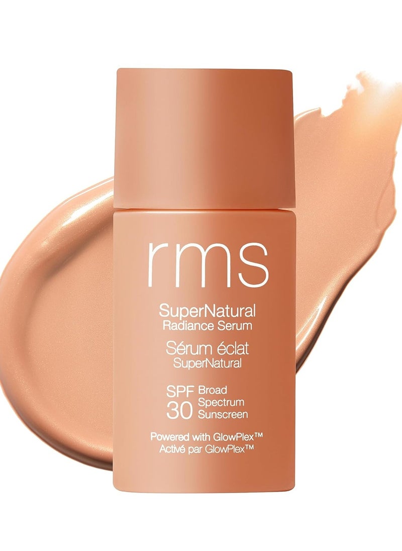 RMS Beauty RMS Beauty SuperNatural Radiance Serum - Broad Spectrum SPF 30 with Non Nano Zinc Oxide, Tinted Sunscreen for Face, Clean Beauty Mineral Sunscreen  - Image 1