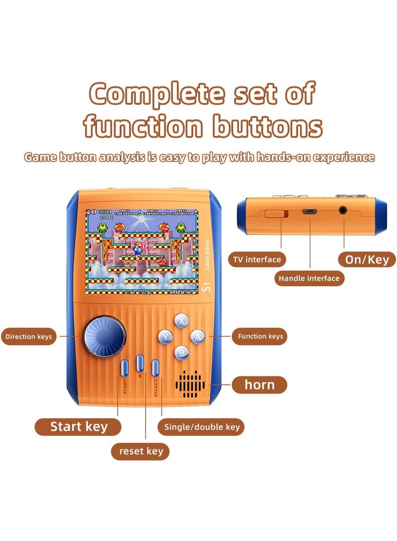 Portable Retro Mini Video Game Console Built-in 666 Classic FC Games 3.0 in Color Screen Best Birthday Gift for Kids & Adults - Image 5