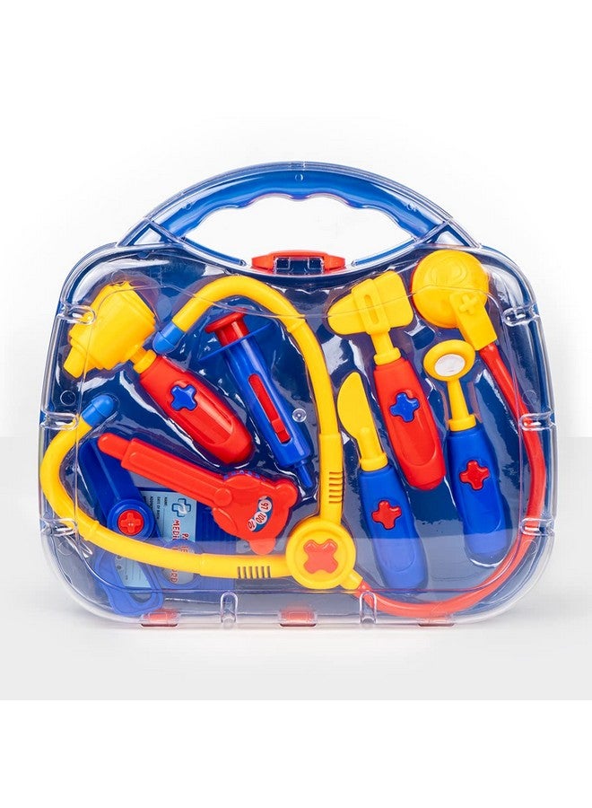 Ratna's Doctor Medical Kit Toys with 8 Different Medical Instruments Along with Portable Medical Clinic Suitcase | Doctor Set Pretend Play | A Perfect Role Play Toy for Kids 3+ Years - Image 1