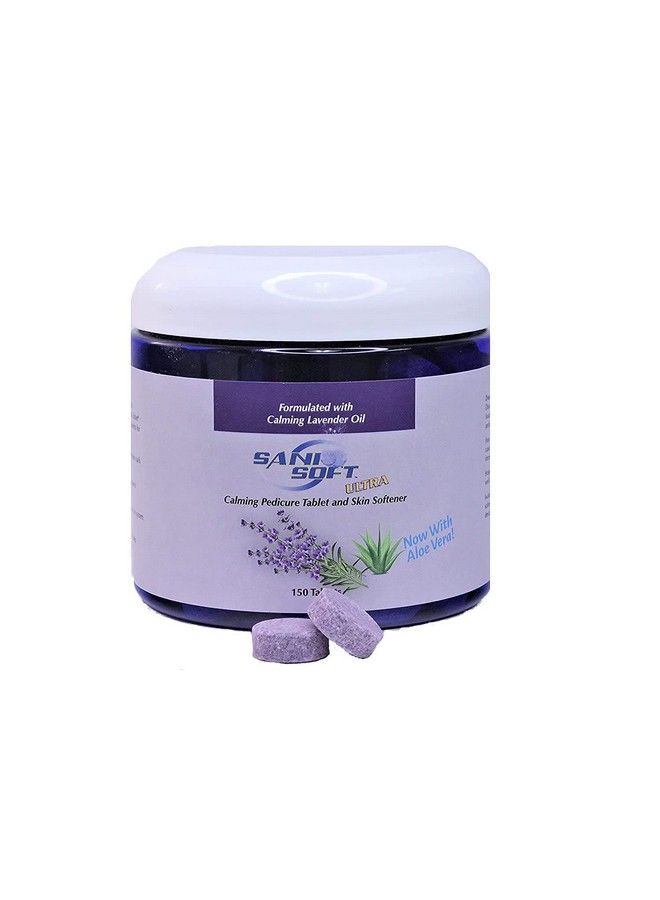 SaniCARE Pedicure Tablets For Foot Soaks Whiten Nails Softens Skin With Aloe Vera All Natural Vegan 150 Count (Lavender) - Image 2