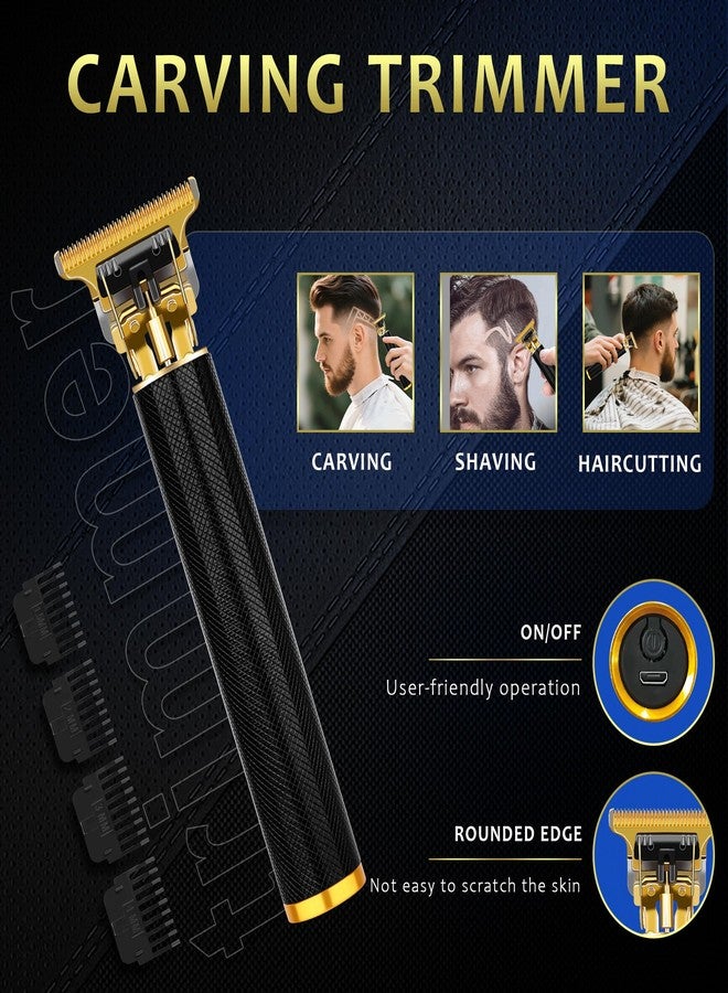 LQT Hair Clippers for Men with LED Display, 4-Piece Cordless Grooming Kit with Hair Clipper, Beard Trimmer, Foil Shaver & Nose Trimmer, Complete Set for Home Barber - Image 4