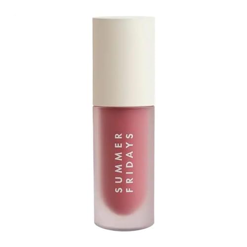 Summer Fridays Dream Lip Oil  Tinted Lip Oil with Moisturizing Sheer Coverage HighShine and Deep Hydration  NonSticky Formula for LongLasting Softness  Soft Mauve 015 Oz