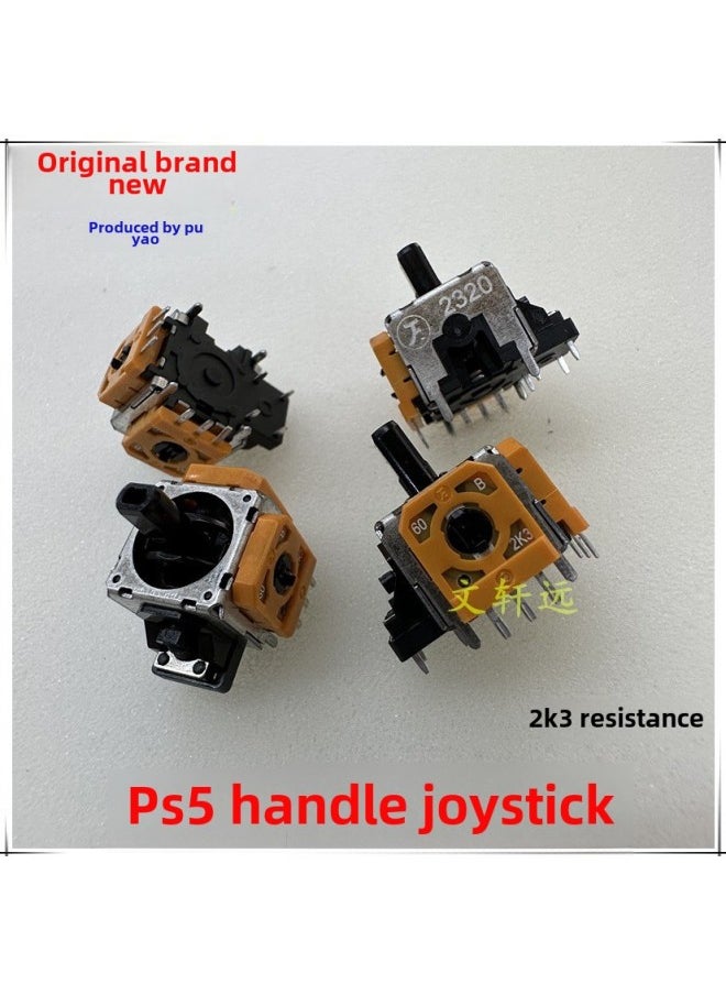 Brand Original PS5 Handle 3D Rocker PS5 Wireless Handle PS5 Handle Vibration Rocker PS5 Repair Accessories-Product Color:ALPS Green White Core 2K3Ω Potentiometer/1