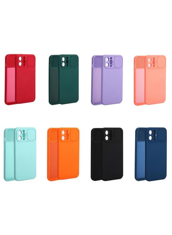 اس-توب جراب لهاتف iPhone 15 Pro مزود بغطاء حماية للكاميرا من السيليكون السائل TPU - Image 2