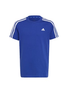 Adidas adidas U 3S Tee Blue Training T-Shirts 7-8Y  - Image 1