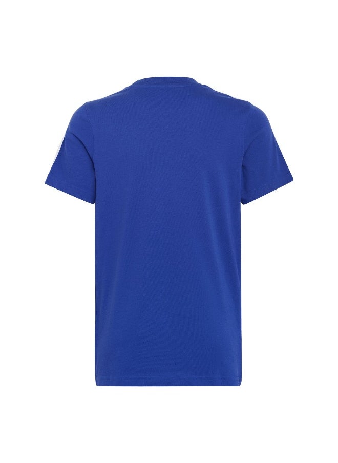 Adidas adidas U 3S Tee Blue Training T-Shirts 7-8Y  - Image 3