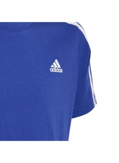 Adidas adidas U 3S Tee Blue Training T-Shirts 7-8Y  - Image 5