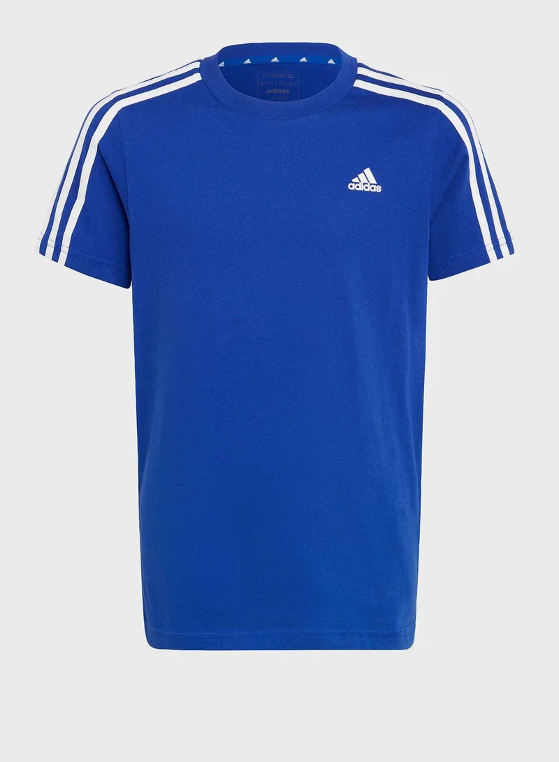 adidas تي شيرت تدريب أزرق للأولاد من  إلى  سنوات