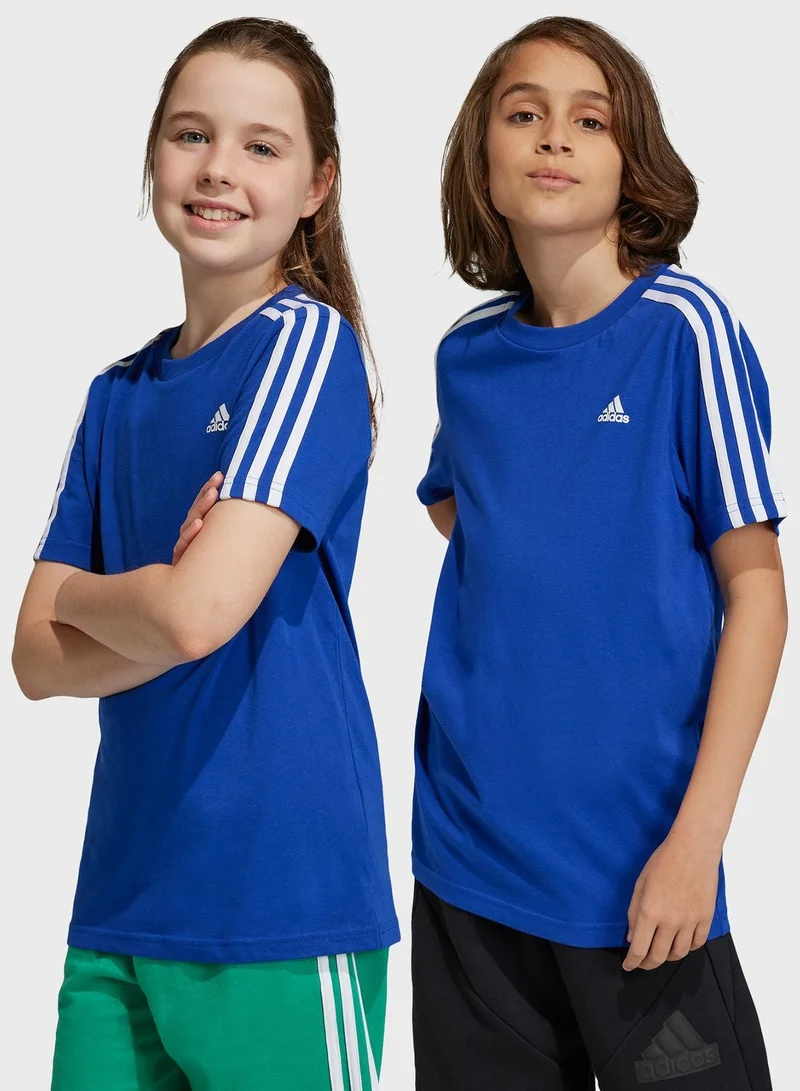 adidas تي شيرت تدريب أزرق للأولاد من  إلى  سنوات